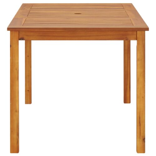 Garden Table 140x80x74cm Solid Acacia Wood - Image 3