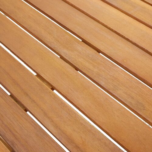 Garden Table 140x80x74cm Solid Acacia Wood - Image 5