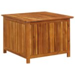 Garden Storage Box 75x75x58cm Solid Wood Acacia