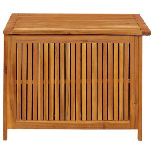 Garden Storage Box 75x75x58cm Solid Wood Acacia - Image 3
