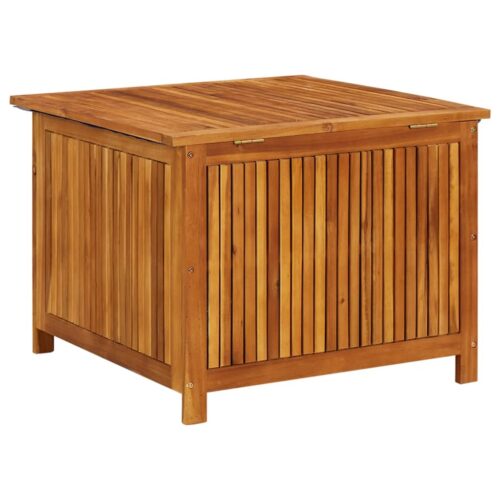 Garden Storage Box 75x75x58cm Solid Wood Acacia - Image 4