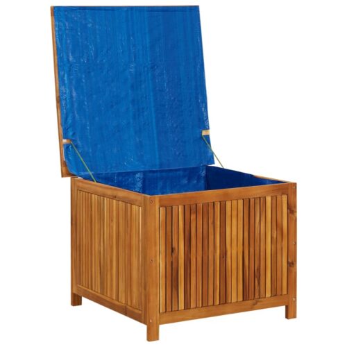 Garden Storage Box 75x75x58cm Solid Wood Acacia - Image 5