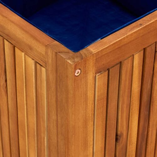 Garden Storage Box 75x75x58cm Solid Wood Acacia - Image 7