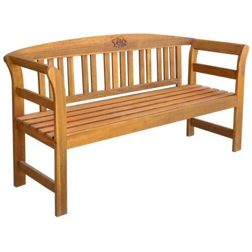 Garden Bench 157cm Solid Acacia Wood