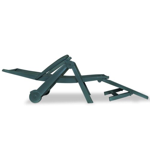 Portable Folding Outdoor Sun Lounger Garden Patio Pool Camping Beach Chair Green - Image 3