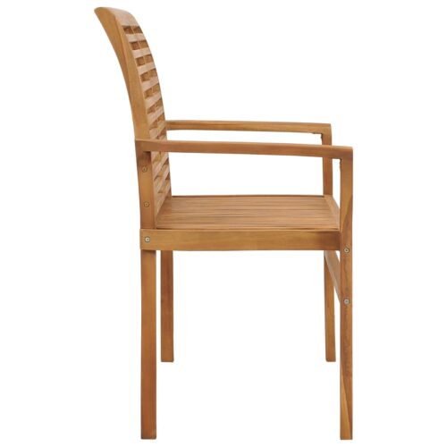 Garden Bench 112cm Solid Teak Wood - Image 4