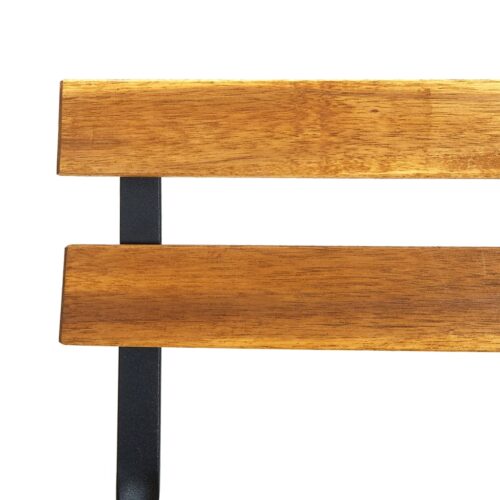 Folding Bistro Chair 4pcs Solid Acacia Wood - Image 9