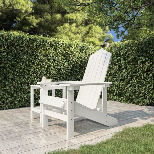Garden Adirondack Chair HDPE White - Image 8
