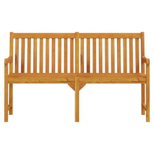 Garden Bench 150cm Solid Acacia Wood - Image 3