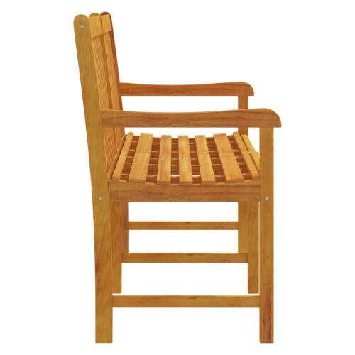 Garden Bench 150cm Solid Acacia Wood - Image 4