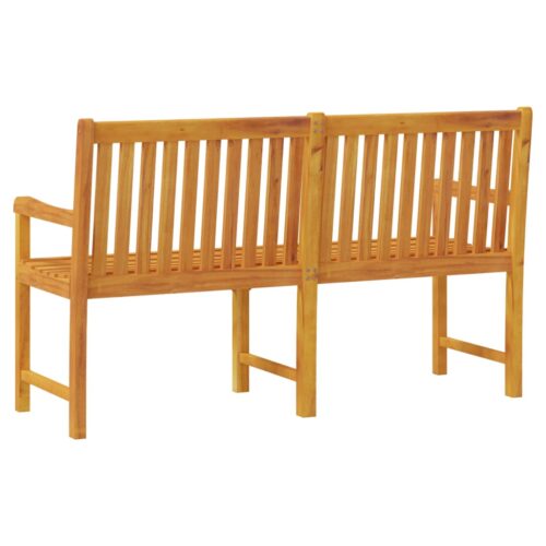 Garden Bench 150cm Solid Acacia Wood - Image 5