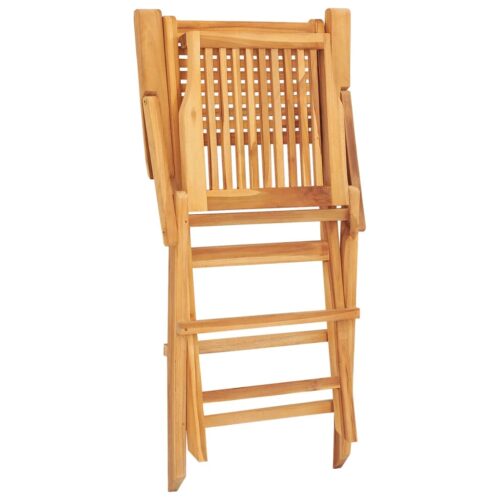 Folding Garden Chairs 2pcs 55x62x90cm Solid Wood Teak - Image 6