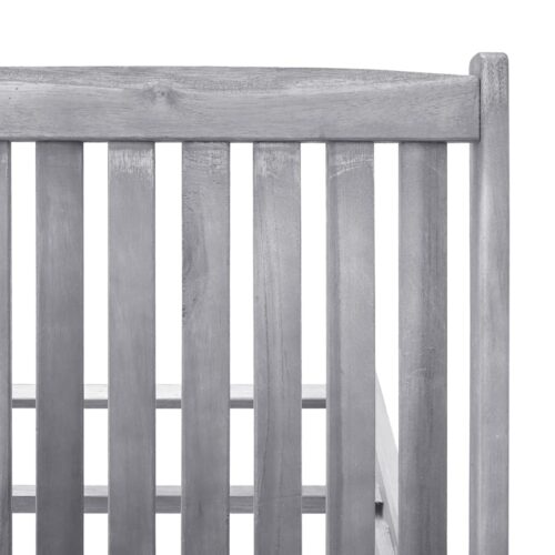 Sun Lounger Solid Acacia Wood - Image 5