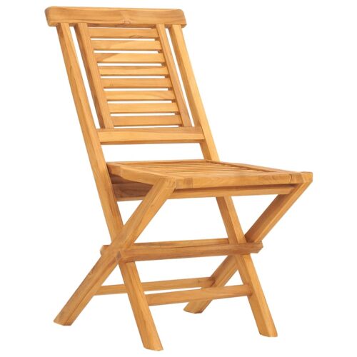 Folding Garden Chairs 2pcs 47x63x90cm Solid Wood Teak