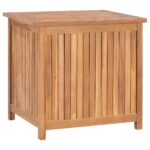 Garden Storage Box 60x50x58cm Solid Teak Wood