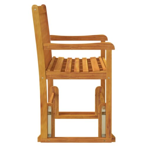 Garden Swing Bench 110cm Solid Acacia Wood - Image 4