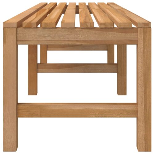 Garden Bench 150cm Solid Teak Wood - Image 5