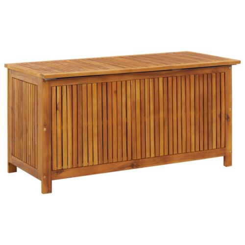 Garden Storage Box 113x50x58cm Solid Acacia Wood