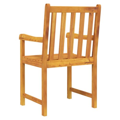Garden Chairs 2pcs Solid Acacia Wood - Image 6