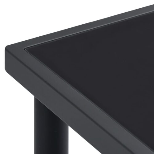 Outdoor Dining Table Anthracite 150x90x74cm Steel - Image 5