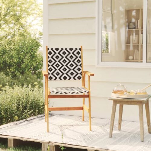 Garden Chairs 2pcs Solid Acacia Wood - Image 3