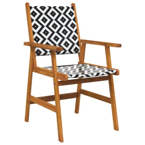 Garden Chairs 2pcs Solid Acacia Wood