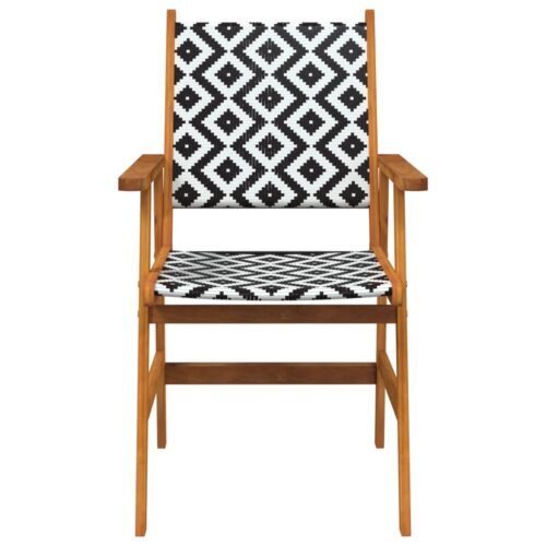 Garden Chairs 2pcs Solid Acacia Wood - Image 5