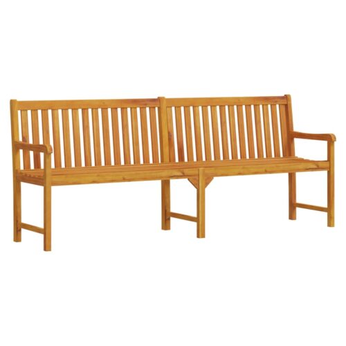 Garden Bench 219cm Solid Acacia Wood