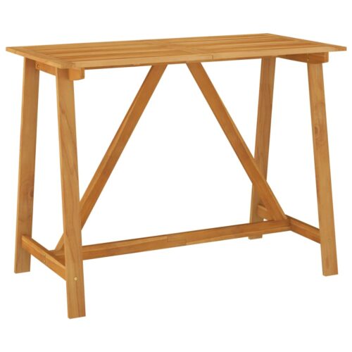 Garden Bar Table 140x70x104cm Solid Acacia Wood