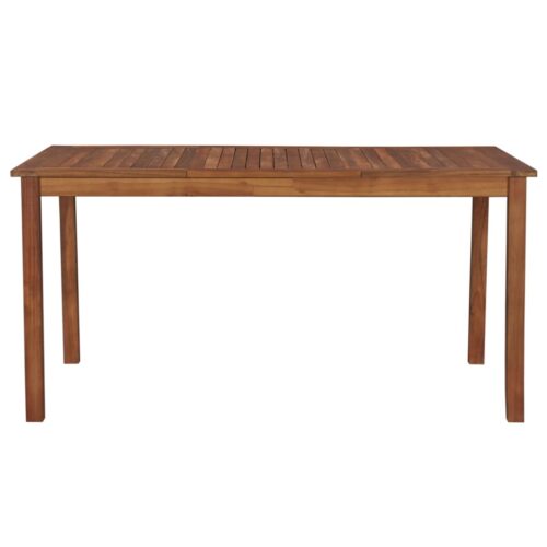Garden Table 150x90x74cm Solid Acacia Wood - Image 2