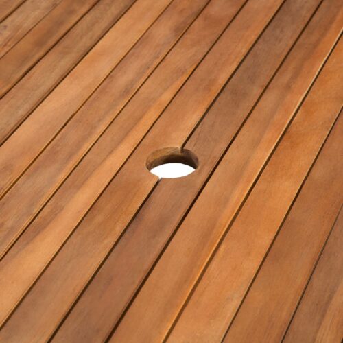 Garden Table 150x90x74cm Solid Acacia Wood - Image 4