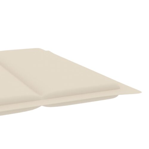 Garden Sun Lounger with Cushion Solid Wood Acacia - Image 8