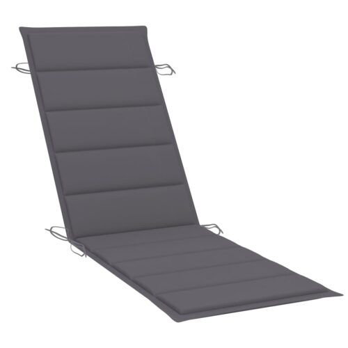 Garden Sun Lounger with Cushion Solid Wood Acacia - Image 8