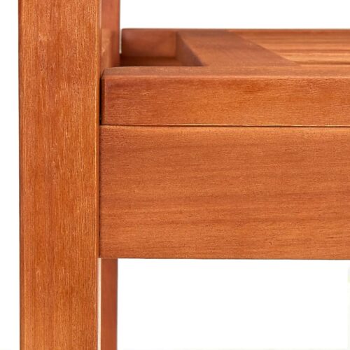 3-Seater Garden Bench 150cm Solid Eucalyptus Wood - Image 5