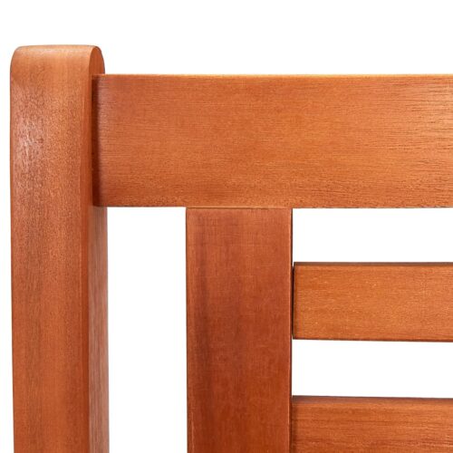 3-Seater Garden Bench 150cm Solid Eucalyptus Wood - Image 6