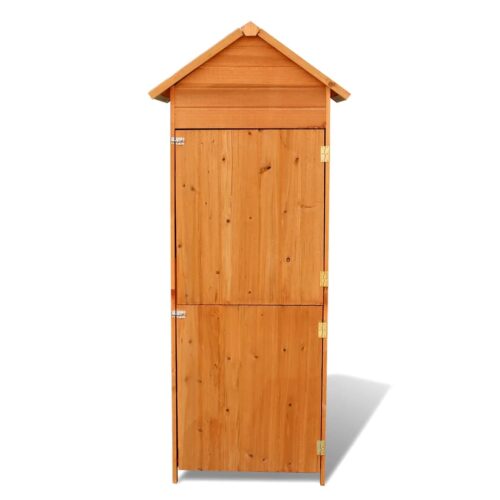Garden Storage Cabinet Brown 42.5x64x190cm - Image 2