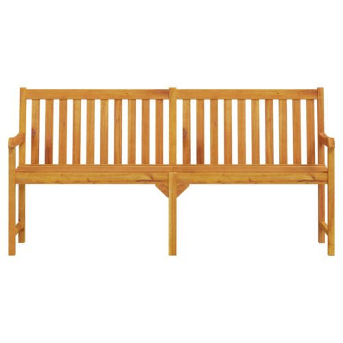 Garden Bench 180cm Solid Acacia Wood - Image 3