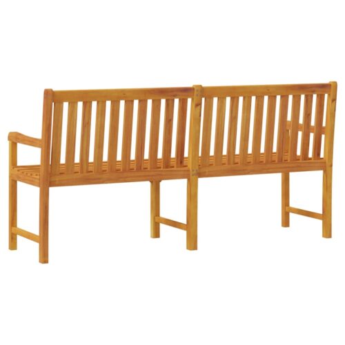 Garden Bench 180cm Solid Acacia Wood - Image 5