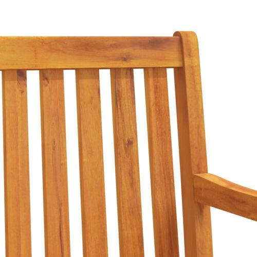 Garden Bench 180cm Solid Acacia Wood - Image 6
