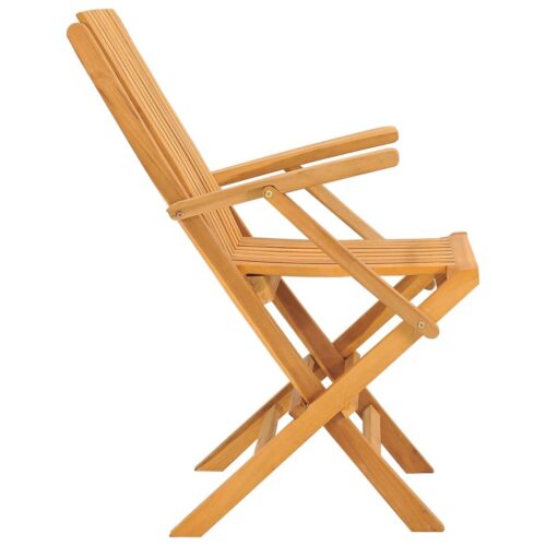 Folding Garden Chairs 2pcs 61x67x90cm Solid Wood Teak - Image 5
