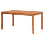 Garden Table 150x90x74cm Solid Acacia Wood