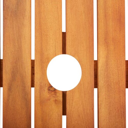 Garden Table 150x90x74cm Solid Acacia Wood - Image 4