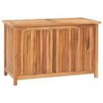 Garden Storage Box 90x50x58cm Solid Teak Wood