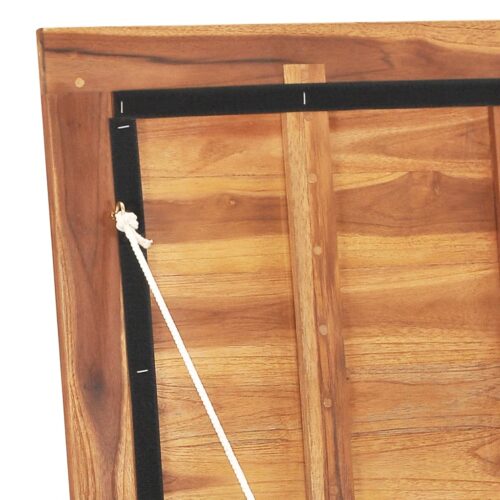 Garden Storage Box 90x50x58cm Solid Teak Wood - Image 7