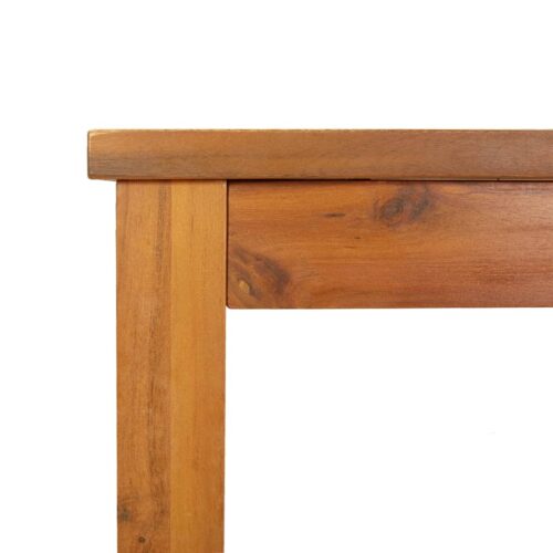 Garden Dining Table 150x90x74cm Solid Wood Acacia - Image 6