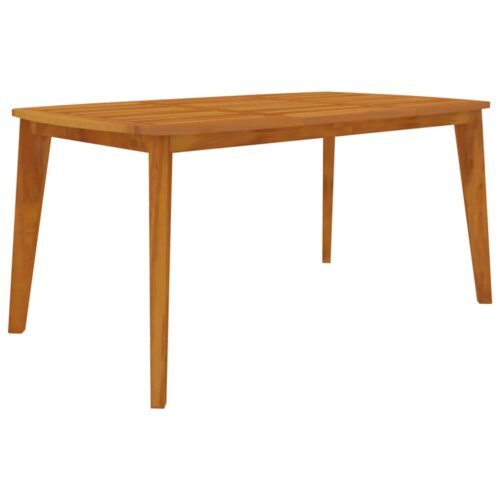 Garden Table 160x90x75cm Solid Wood Acacia