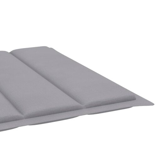 Garden Sun Lounger with Cushion Solid Acacia Wood - Image 4