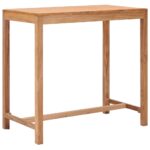 Garden Bar Table 110x60x105cm Solid Teak Wood