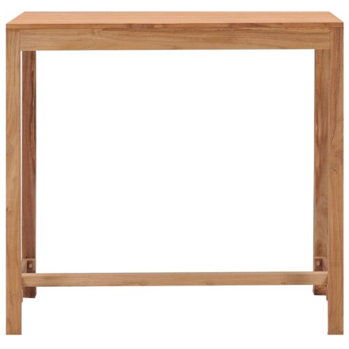 Garden Bar Table 110x60x105cm Solid Teak Wood - Image 2