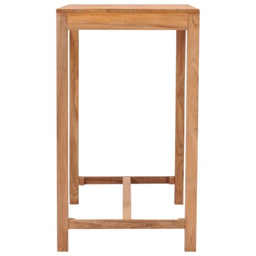 Garden Bar Table 110x60x105cm Solid Teak Wood - Image 3